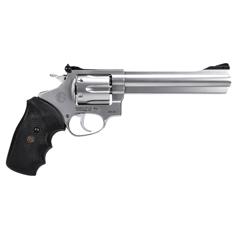 Revólver Rossi RM66 cal. 38SPL e .357MAG Inox Semi Brilho
